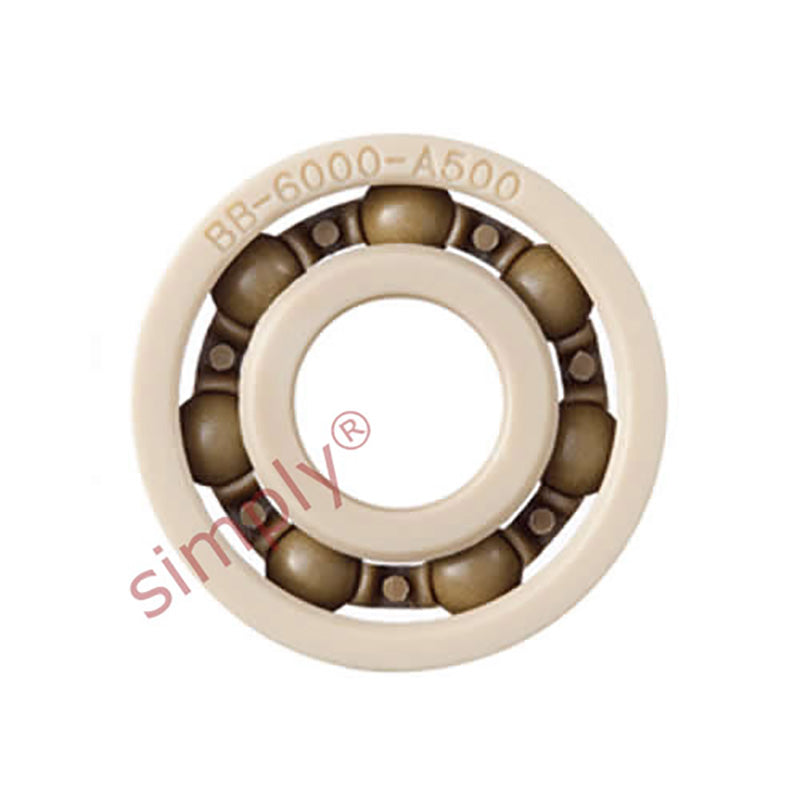 xiros xirodur BB608A50070PAI Open Type Polymer Ball Bearing with PEEK Cage and PAI Balls 8x22x7mm - Allow 2-3 Days