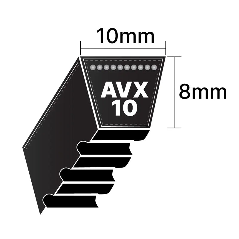AVX10x1035 Pix AVX-Section Cogged V-Belt