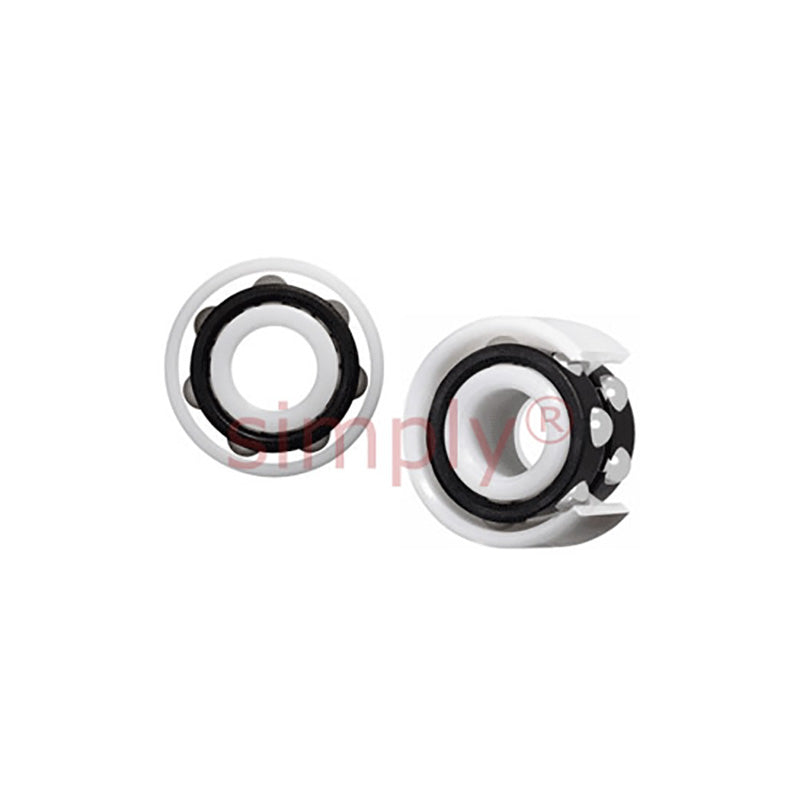 xiros xirodur BB6000B18010GLD Double Row Radial Groove Ball Bearing with PA Cage and Glass Balls 10x26x14mm - Allow 2-3 Days