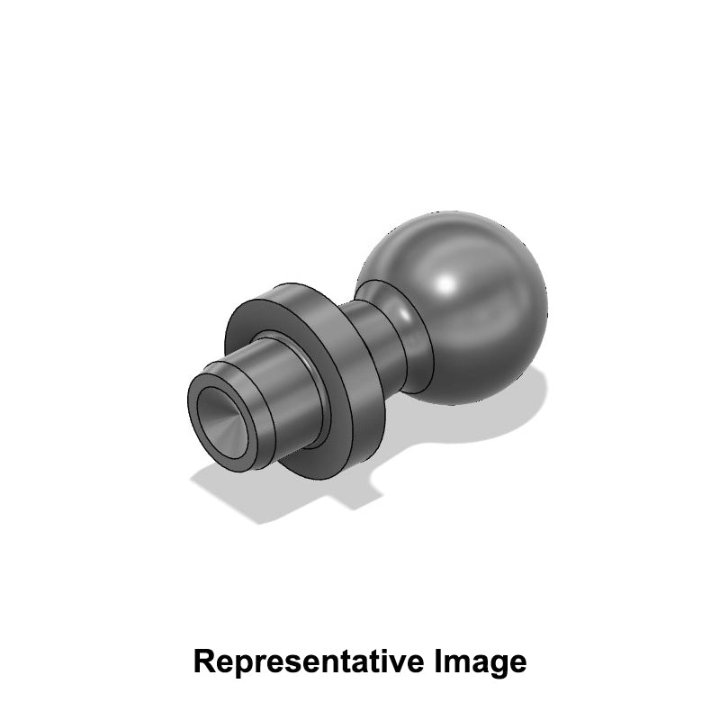 Chiavette B8x4 Steel Ball Stud Unthreaded 8mm Ball Diameter 4mm Length - Allow 2-3 Days