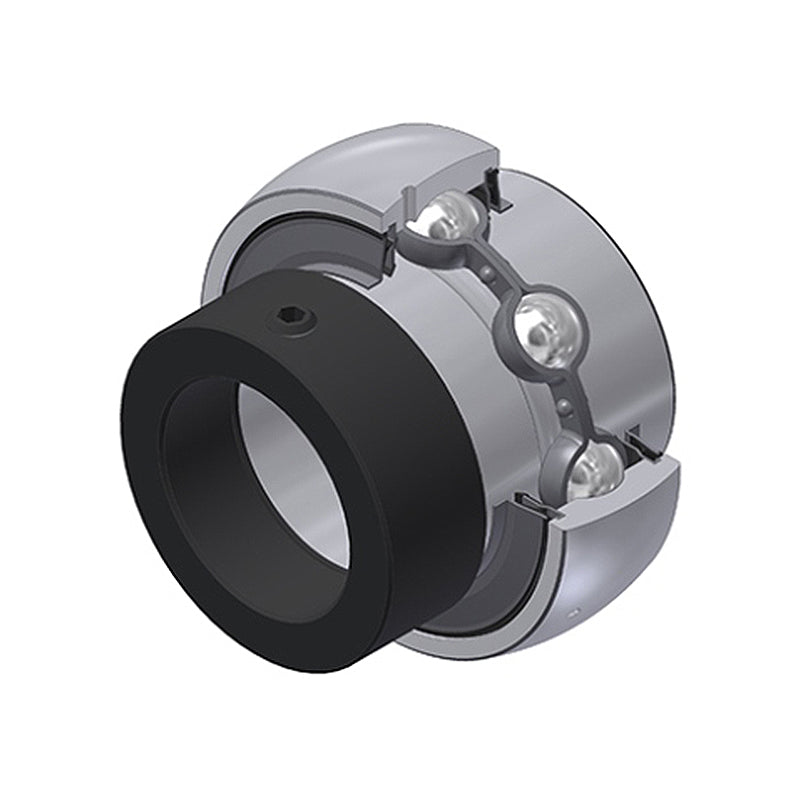 SNR EX210-30G2L4 Imperial Full Width Spherical Outer Bearing Insert 1-7/8 inch Bore 90mm Outside Diameter with Eccentric Collar and Multi Lip Seals - Allow 2-3 Days