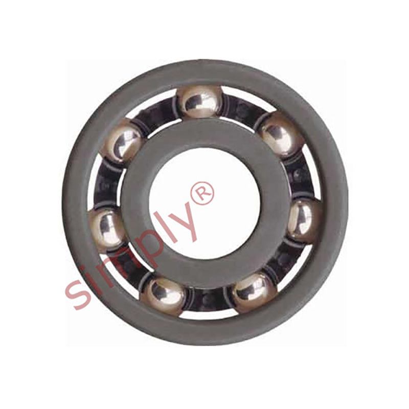 xiros xirodur BB6003F18010ES Open Type Electrically Conductive Polymer Ball Bearing with PA Cage and Stainless Steel Balls 17x35x10mm - Allow 2-3 Days