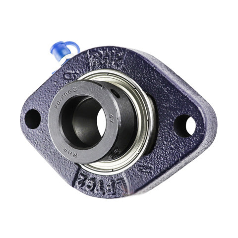 RHP LFTC20DEC Two Bolt Oval Cast Iron Flange Housing Bearing 20mm Bore