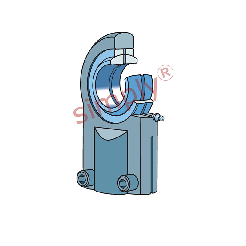 SKF SIJ100ES Right Hand Steel / Steel Clamp Type Female Rod End M64x3 Thread