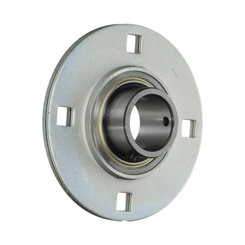 RHP SLFE50A 4 Bolt Round Pressed Steel Bearing Housing and 50mm Bore Insert
