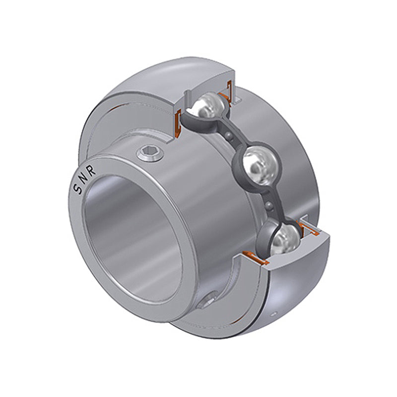 SNR SUC210-30 Imperial Stainless Full Width Spherical Outer Food Safe Bearing Insert 1-7/8 inch Bore 90mm Outside Diameter - Allow 2-3 Days