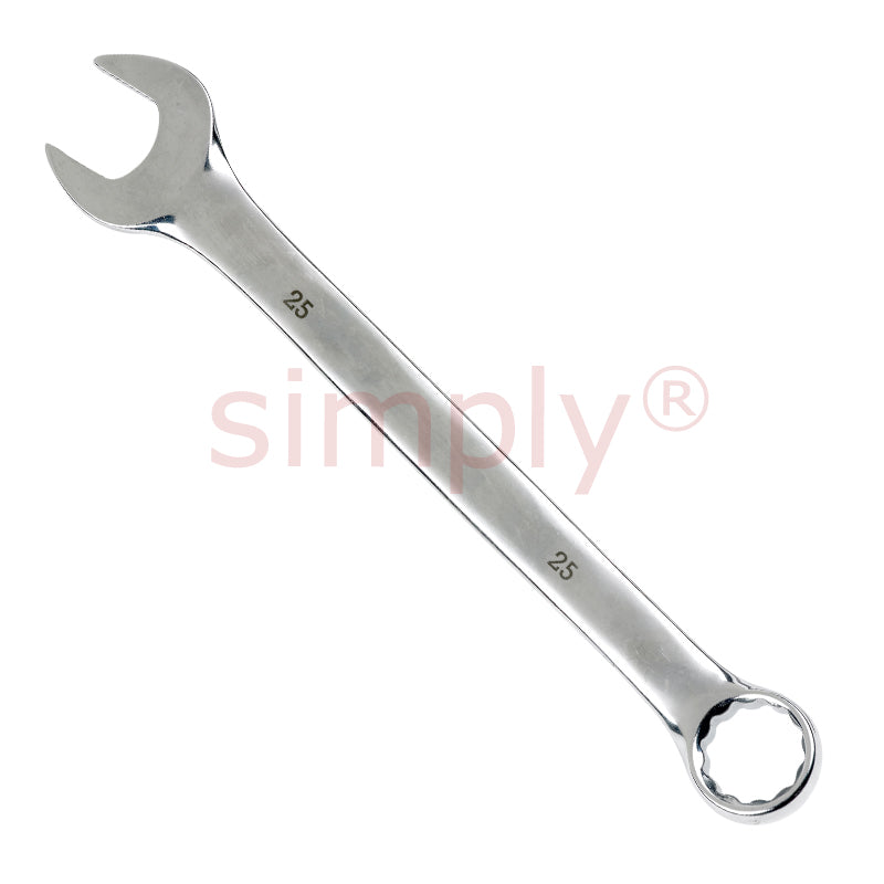 Hardened and Tempered Cyclo 25mm Open / Ring Spanner
