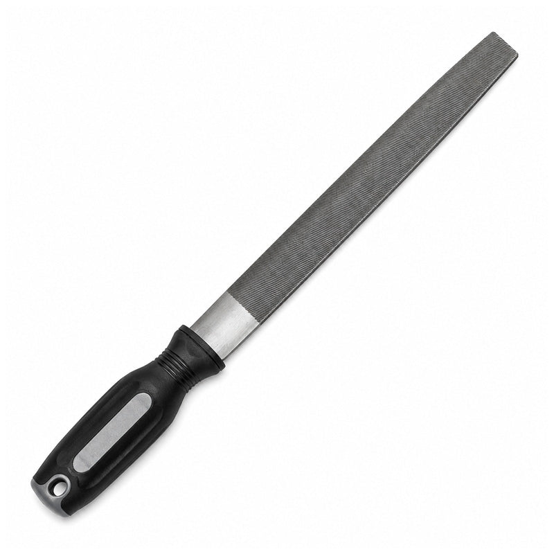 Cyclo Half Round File with Comfortable Rounded Plastic Handle