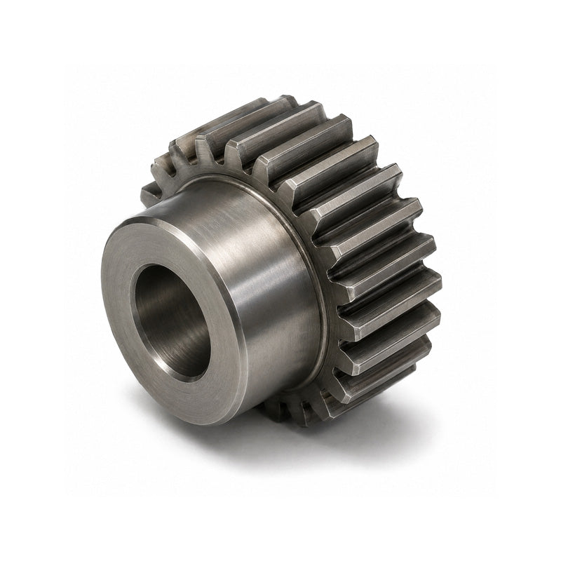 SS07/60B-6 Metric EN8 Spur Gear 60 Tooth 0.7 Mod  Pilot Bored 8mm Or Smaller (H8)