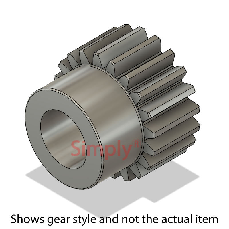 SS08/70B-10 Metric EN8 Spur Gear 70 Tooth 0.8 Mod Pilot Bored 12mm Or Smaller (H8)