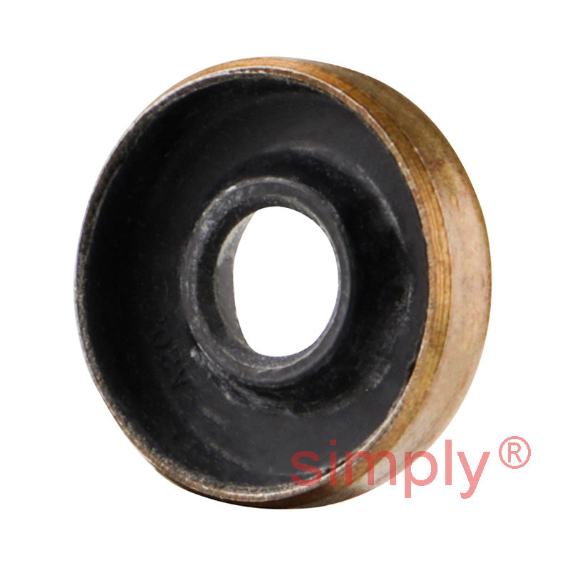0.18x0.5x0.12 inch Metal Cased Nitrile Rubber Rotary Shaft Oil Seal Springless Design VB Style