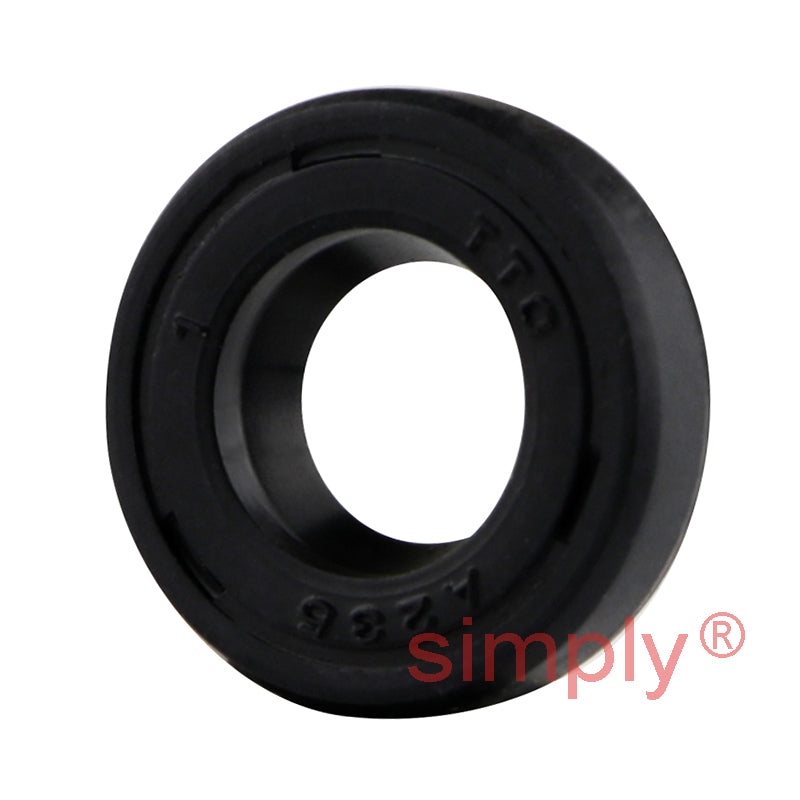 0.25x0.5x0.12 inch Nitrile Rubber Single Lip Rotary Shaft Oil Seal VC Style