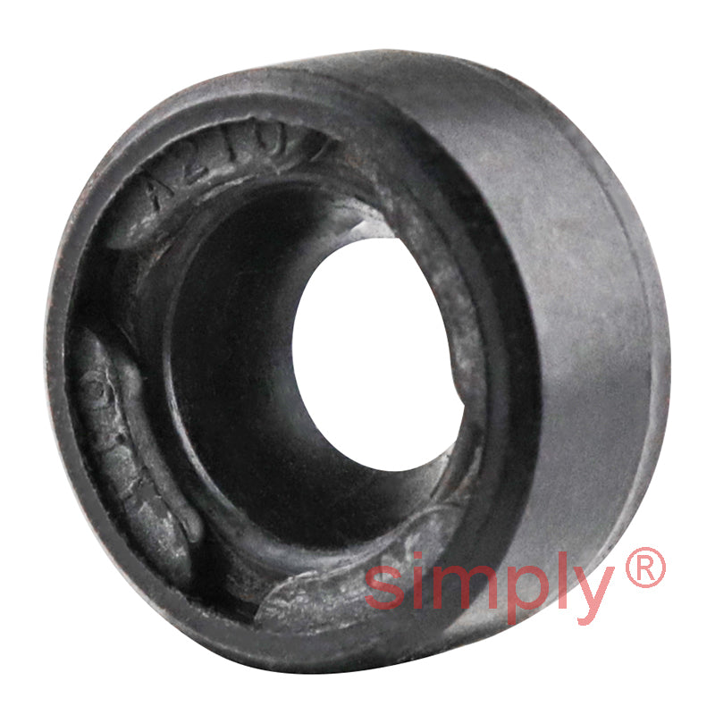 0.25x0.5x0.25 inch Nitrile Rubber Single Lip Rotary Shaft Oil Seal with Garter Spring R21 / SC