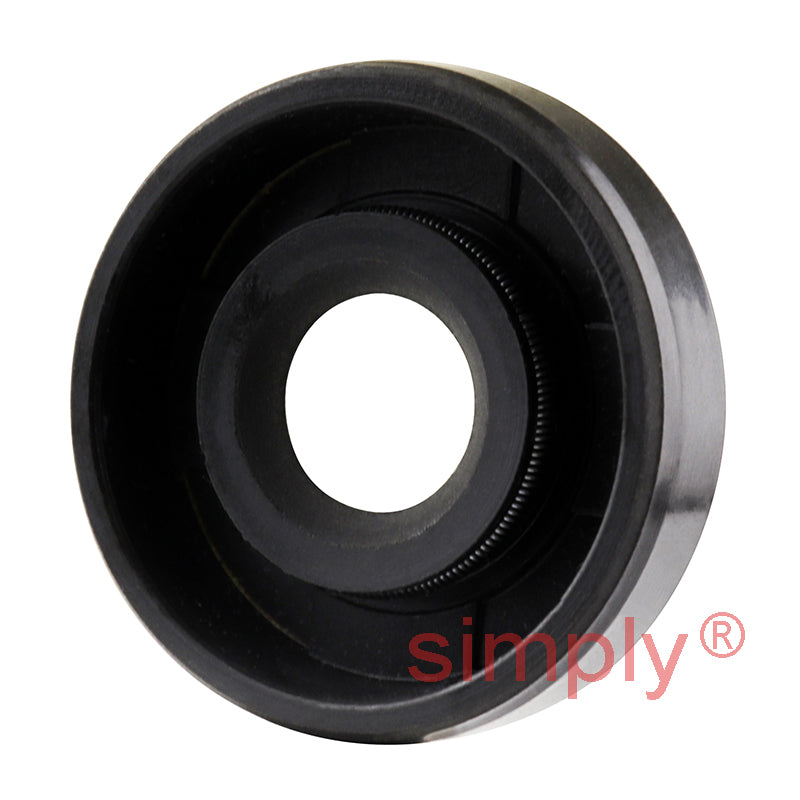 0.37x1x0.25 inch Nitrile Rubber Single Lip Rotary Shaft Oil Seal with Garter Spring R21 / SC