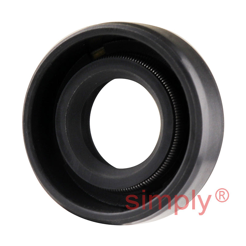 0.43x0.87x0.25 inch Nitrile Rubber Double Lip Rotary Shaft Oil Seal with Garter Spring R23 / TC Style