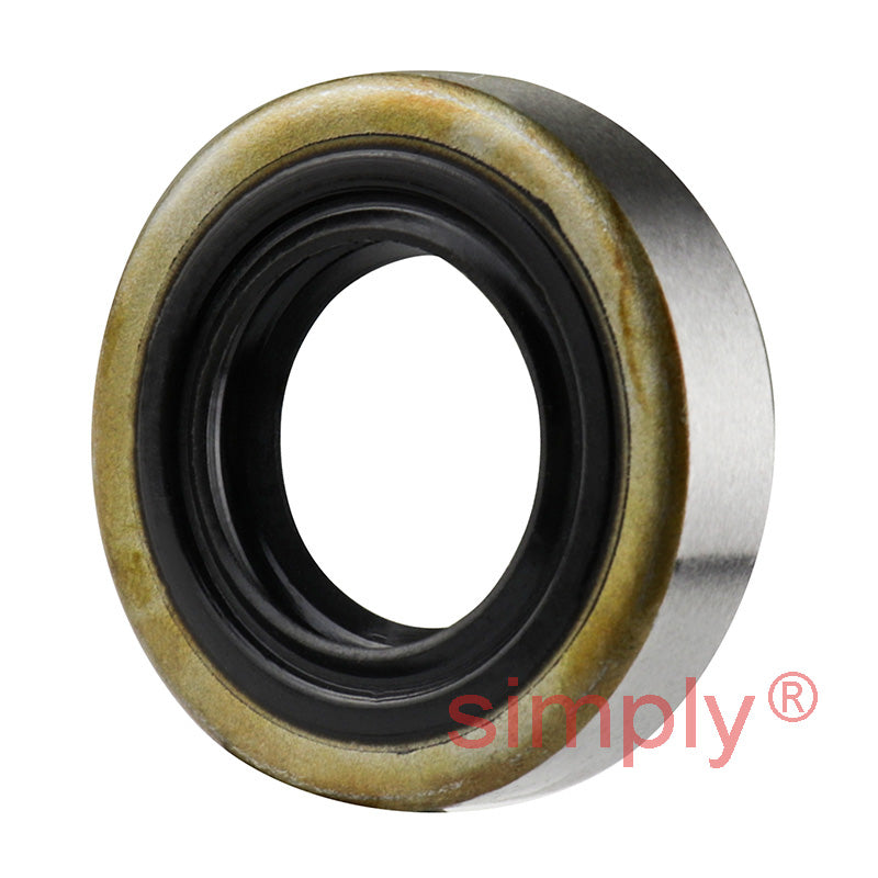 0.56x1x0.25 inch Metal Cased Nitrile Rubber Rotary Shaft Oil Seal with Garter Spring R6 / TB