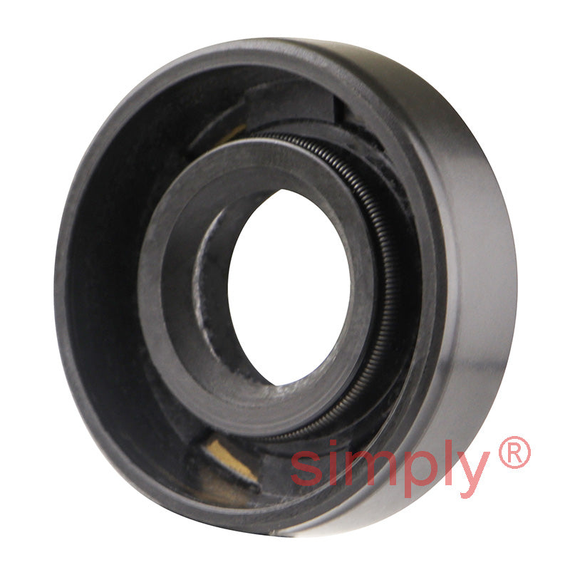0.5x1.12x0.31 inch Nitrile Rubber Double Lip Rotary Shaft Oil Seal with Garter Spring R23 / TC Style