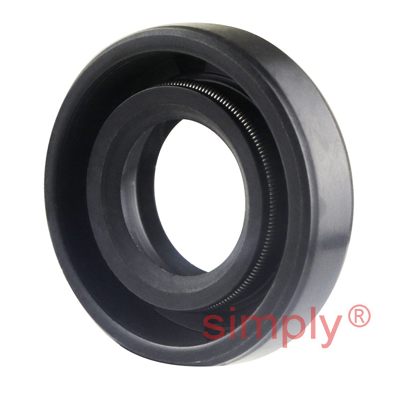 0.5x1x0.25 inch Nitrile Rubber Double Lip Rotary Shaft Oil Seal with Garter Spring R23 / TC Style