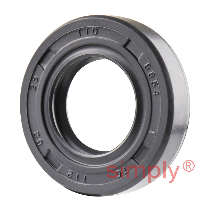 0.62x1.12x0.25 inch Nitrile Rubber Double Lip Rotary Shaft Oil Seal with Garter Spring R23 / TC Style