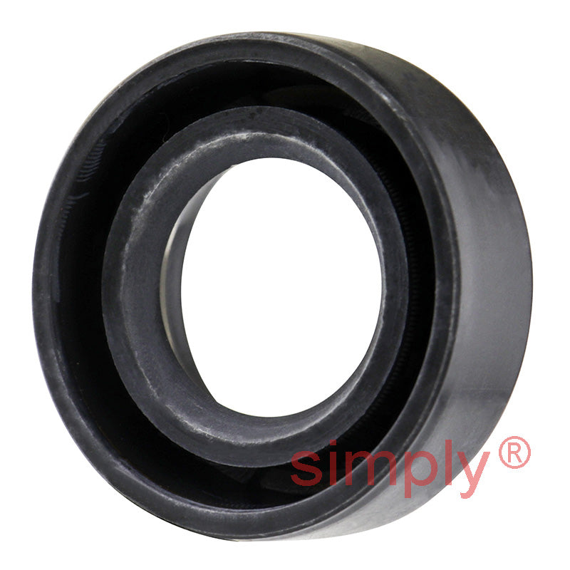 0.62x1.12x0.37 inch Nitrile Rubber Single Lip Rotary Shaft Oil Seal with Garter Spring R21 / SC