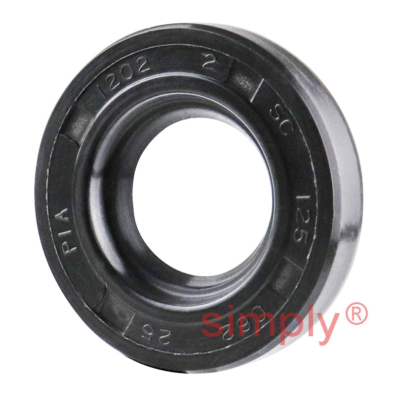 0.62x1.25x0.25 inch Nitrile Rubber Single Lip Rotary Shaft Oil Seal with Garter Spring R21 / SC