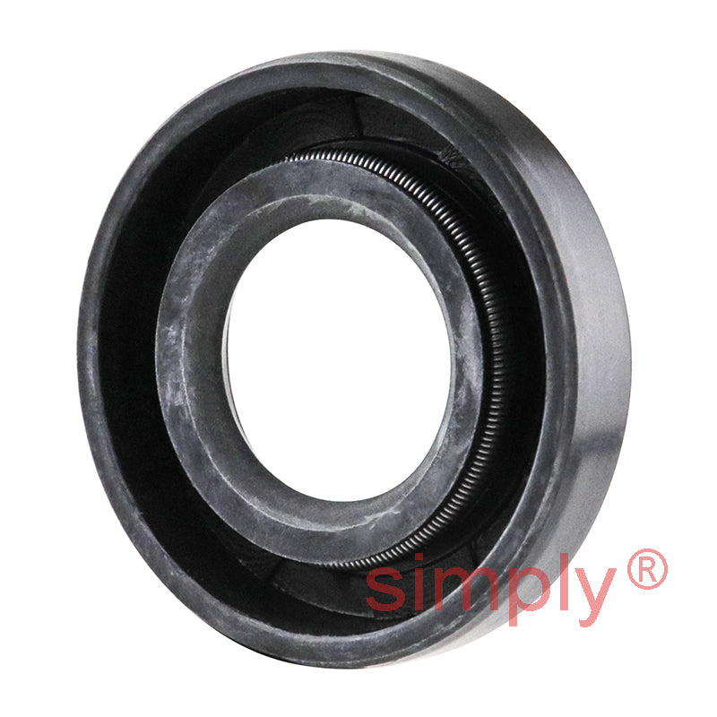 0.62x1.25x0.25 inch Nitrile Rubber Single Lip Rotary Shaft Oil Seal with Garter Spring R21 / SC