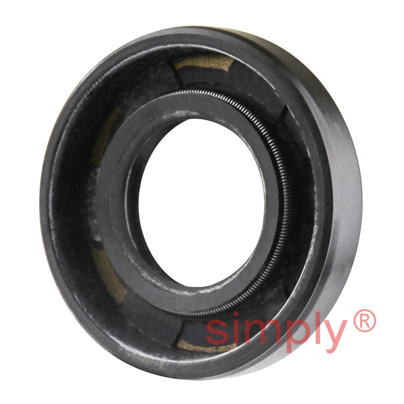 0.62x1.25x0.25 inch Nitrile Rubber Double Lip Rotary Shaft Oil Seal with Garter Spring R23 / TC Style