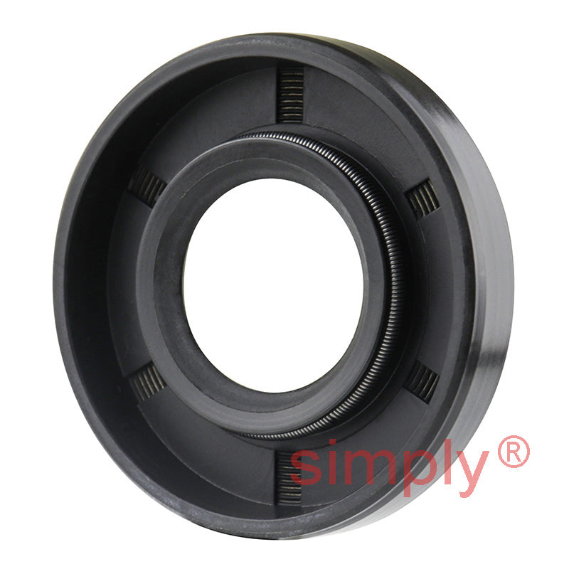 0.62x1.37x0.25 inch Nitrile Rubber Single Lip Rotary Shaft Oil Seal with Garter Spring R21 / SC