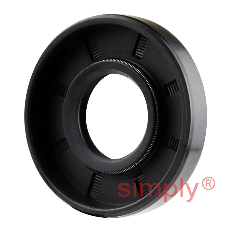 0.62x1.37x0.25 inch Nitrile Rubber Double Lip Rotary Shaft Oil Seal with Garter Spring R23 / TC Style