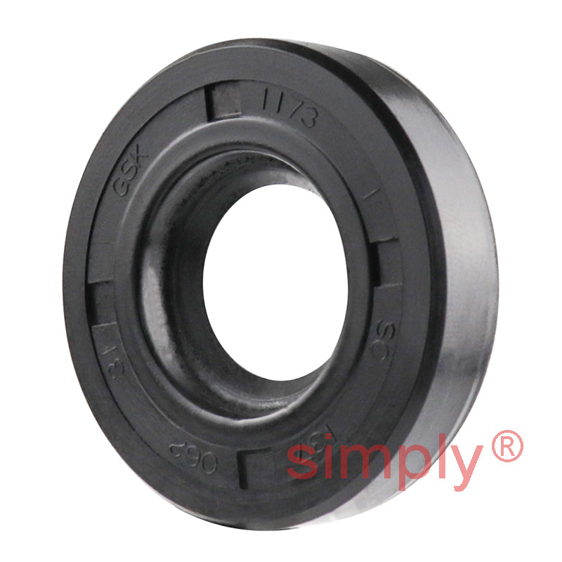 0.62x1.37x0.31 inch Nitrile Rubber Single Lip Rotary Shaft Oil Seal with Garter Spring R21 / SC