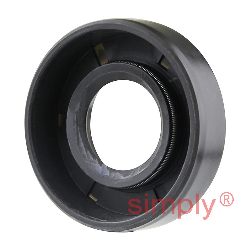 0.62x1.37x0.37 inch Nitrile Rubber Single Lip Rotary Shaft Oil Seal with Garter Spring R21 / SC