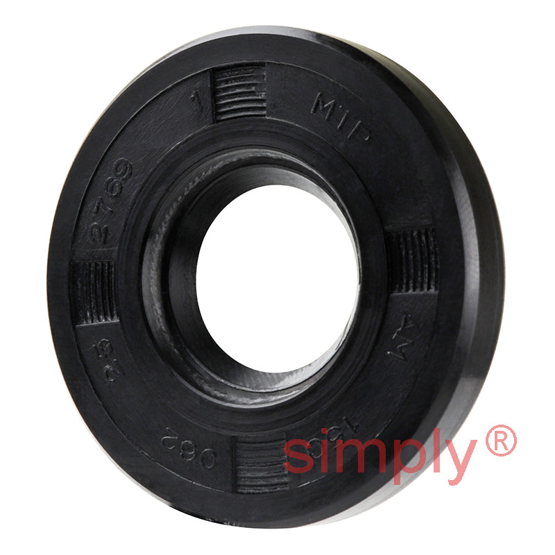 0.62x1.5x0.25 inch Nitrile Rubber Single Lip Rotary Shaft Oil Seal with Garter Spring R21 / SC