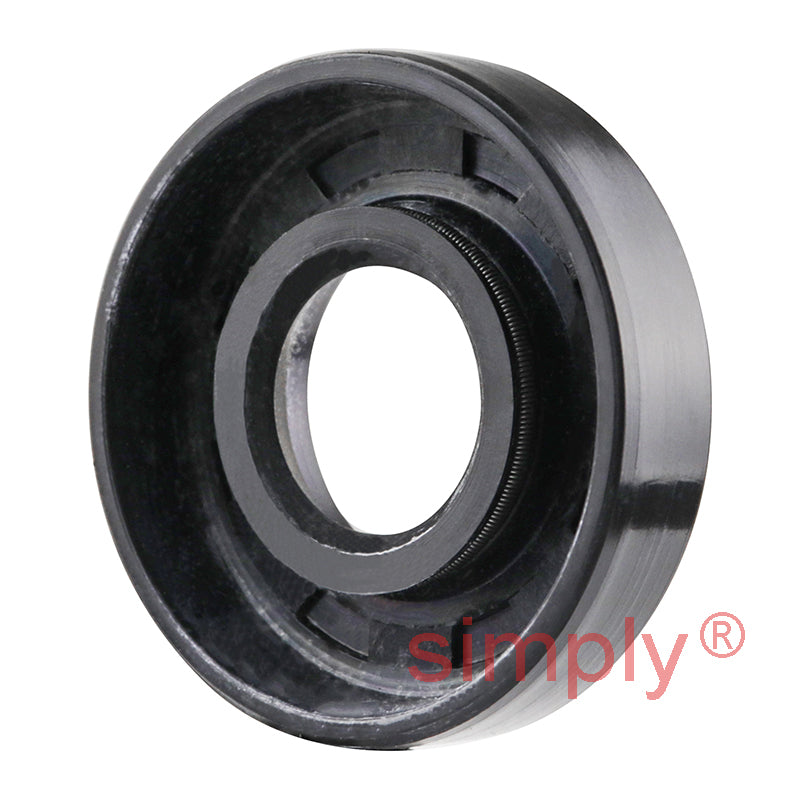 0.62x1.5x0.37 inch Nitrile Rubber Single Lip Rotary Shaft Oil Seal with Garter Spring R21 / SC