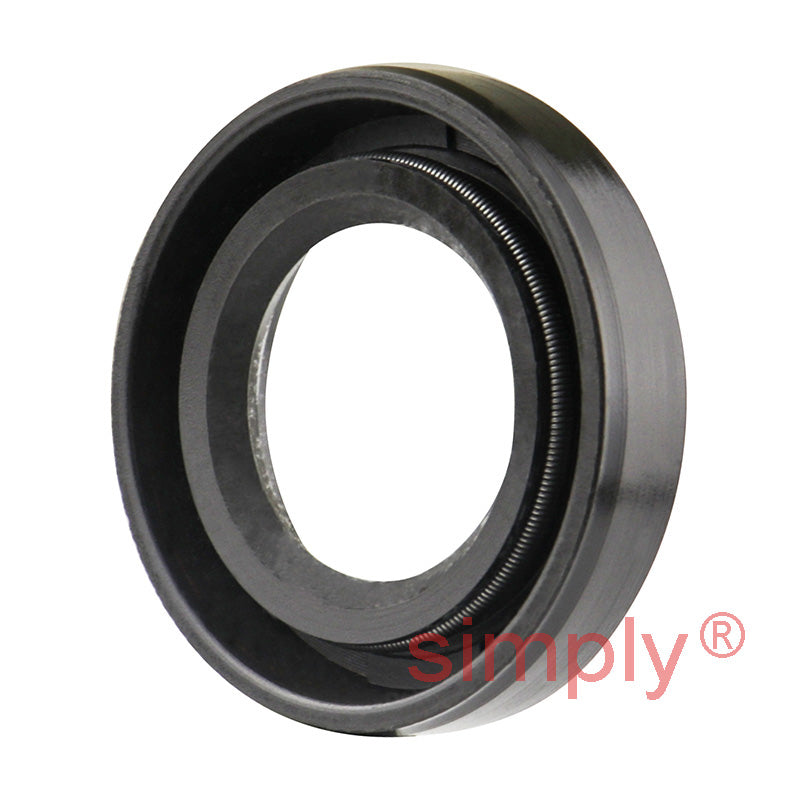 0.68x1.18x0.25 inch Nitrile Rubber Single Lip Rotary Shaft Oil Seal with Garter Spring R21 / SC