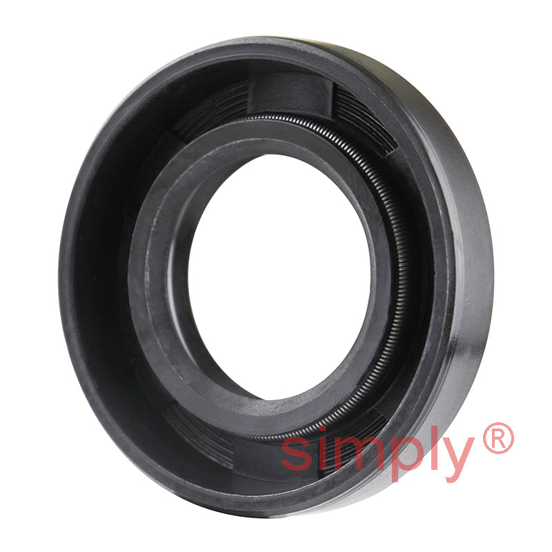 0.68x1.25x0.25 inch Nitrile Rubber Double Lip Rotary Shaft Oil Seal with Garter Spring R23 / TC Style