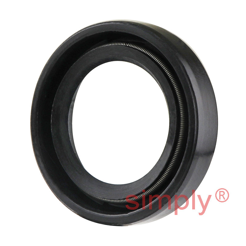 0.75x1.12x0.25 inch Nitrile Rubber Single Lip Rotary Shaft Oil Seal with Garter Spring R21 / SC