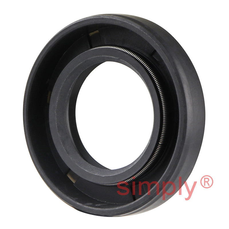 0.75x1.37x0.25 inch Nitrile Rubber Double Lip Rotary Shaft Oil Seal with Garter Spring R23 / TC Style