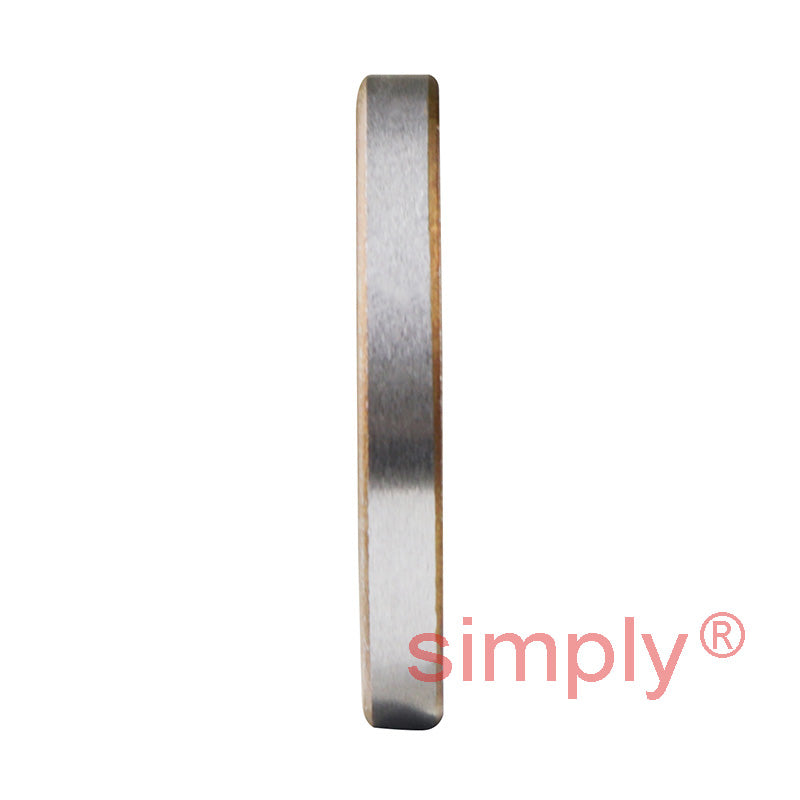 0.75x1x0.12 inch Metal Cased Nitrile Rubber Rotary Shaft Oil Seal Springless Design VB Style