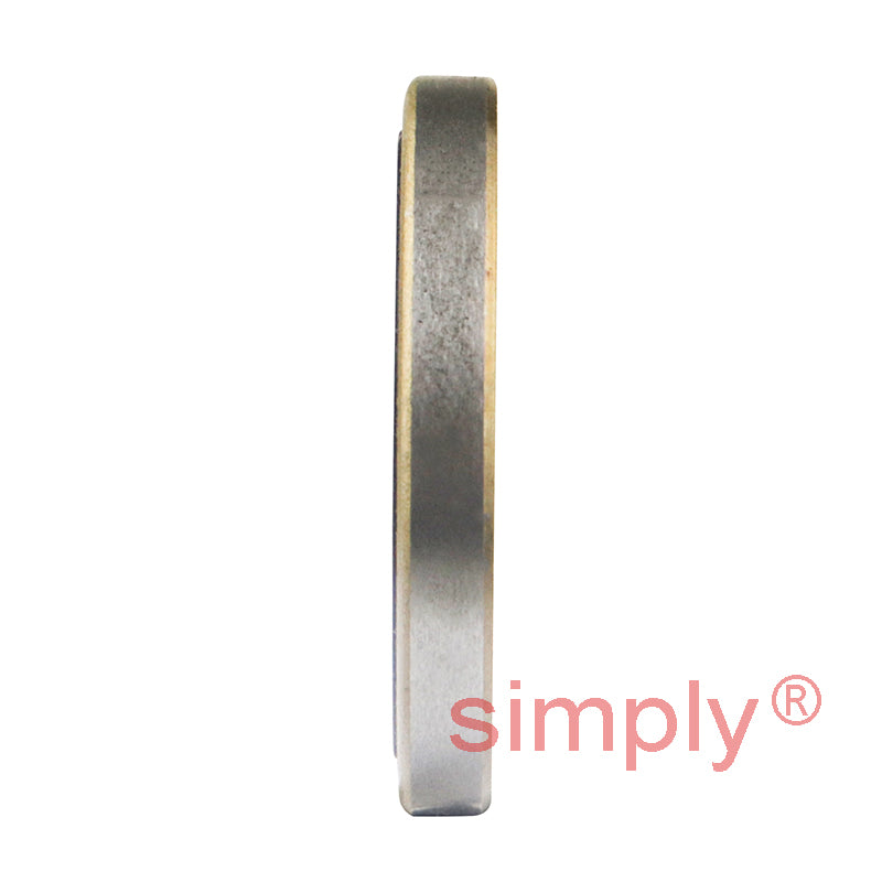 0.87x1.18x0.15 inch Metal Cased Nitrile Rubber Rotary Shaft Oil Seal Springless Design VB Style