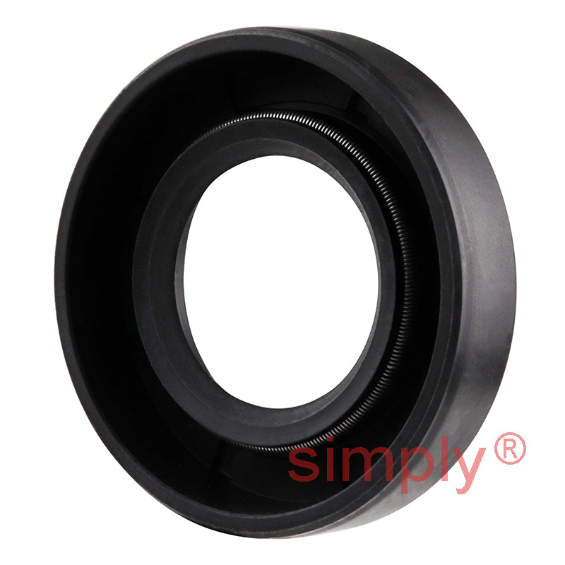 0.87x1.62x0.37 inch Nitrile Rubber Single Lip Rotary Shaft Oil Seal with Garter Spring R21 / SC