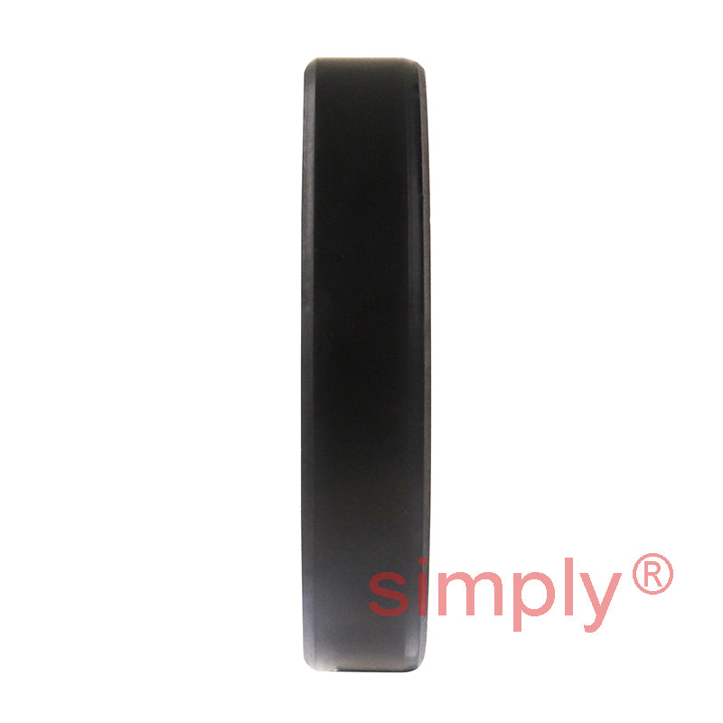 0.87x1.87x0.37 inch Nitrile Rubber Single Lip Rotary Shaft Oil Seal with Garter Spring R21 / SC