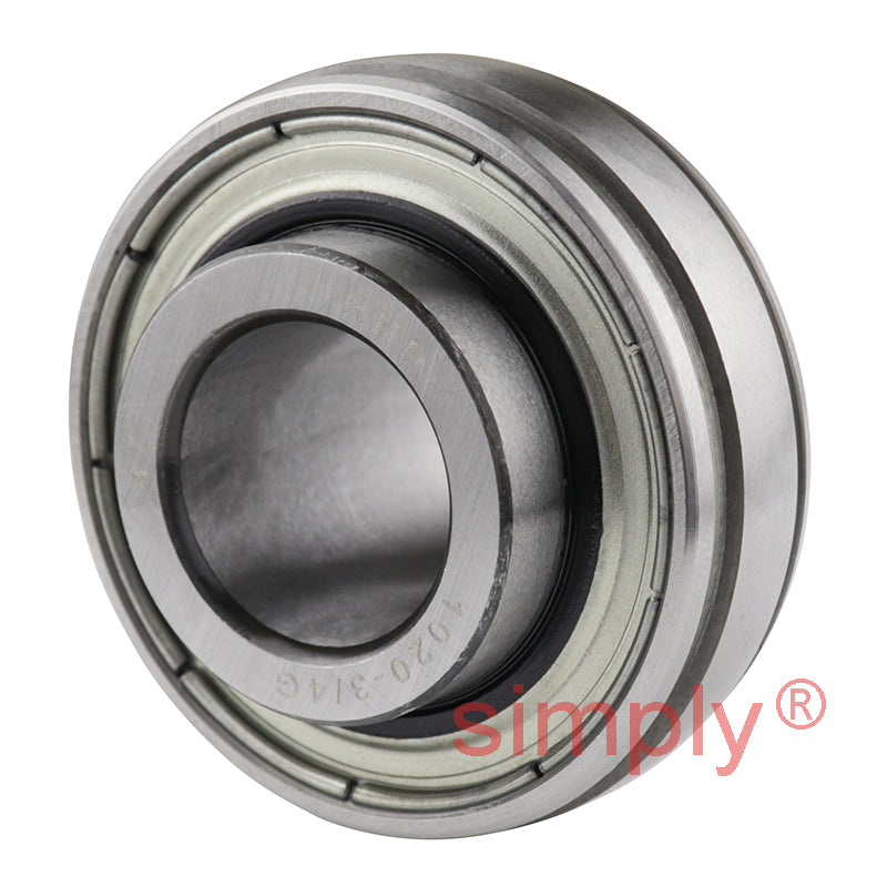 RHP 1020-3/4G Spherical Outer Full Width Bearing Insert 3/4 inch Bore 47mm Outside Diameter