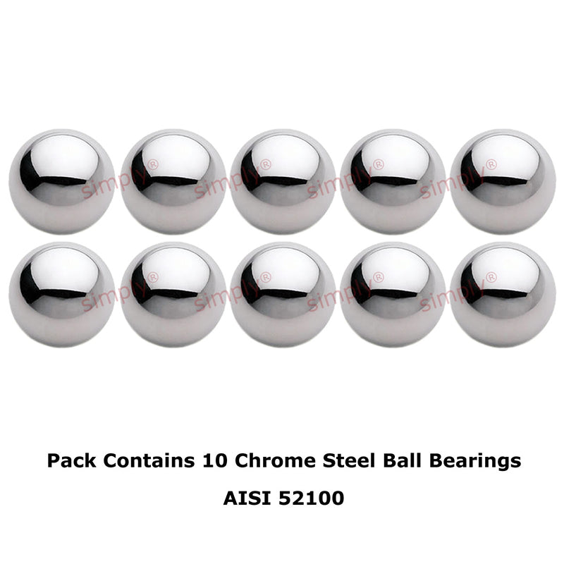 3mm Diameter Grade 10 Hardened 52100 Chrome Steel Ball Bearing