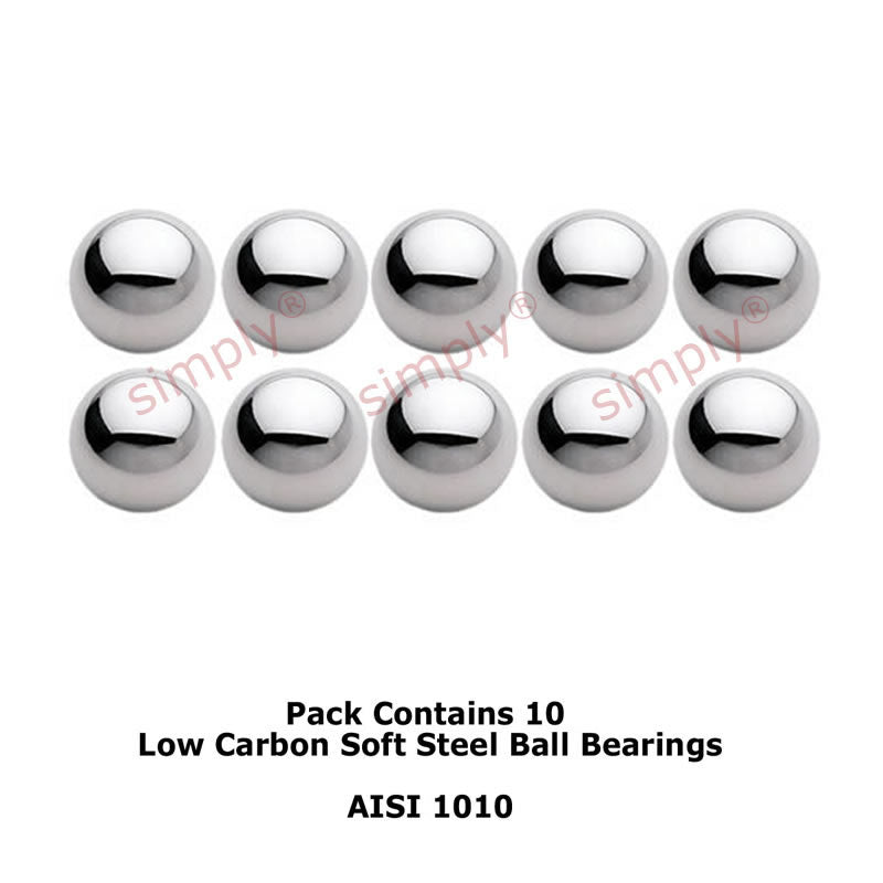 1/2 inch / 12.7mm Dia Low Carbon Soft Steel Bearing Catapult Ammo Ball