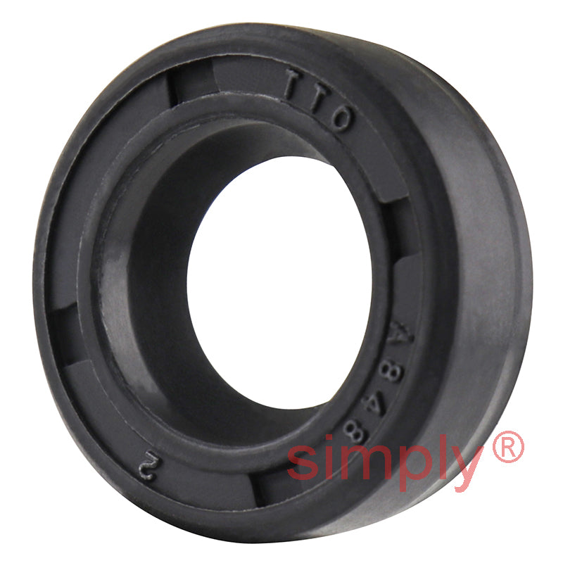 10x18x6mm Nitrile Rubber Single Lip Rotary Shaft Oil Seal with Garter Spring SC / R21