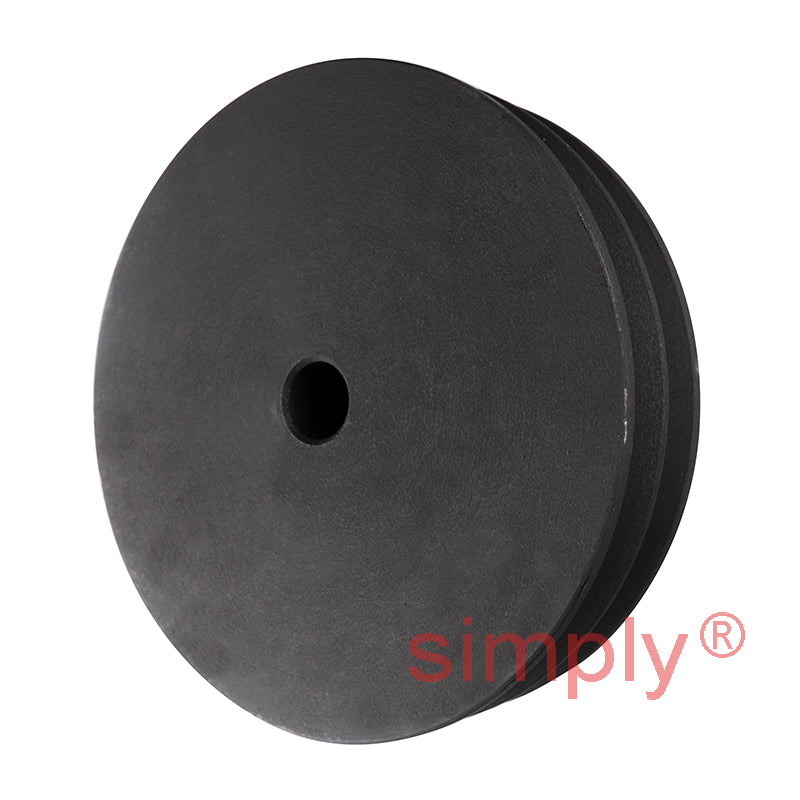 PowerDrive 125X2SPA 125mm Pitch Diameter SPA Section Pulley with 2 Grooves Pilot Bore - Allow 2-3 Days
