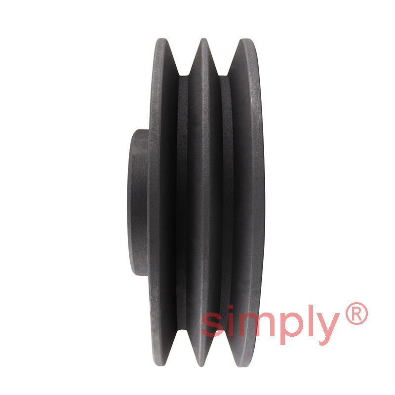 PowerDrive 125X2SPA 125mm Pitch Diameter SPA Section Pulley with 2 Grooves Pilot Bore - Allow 2-3 Days
