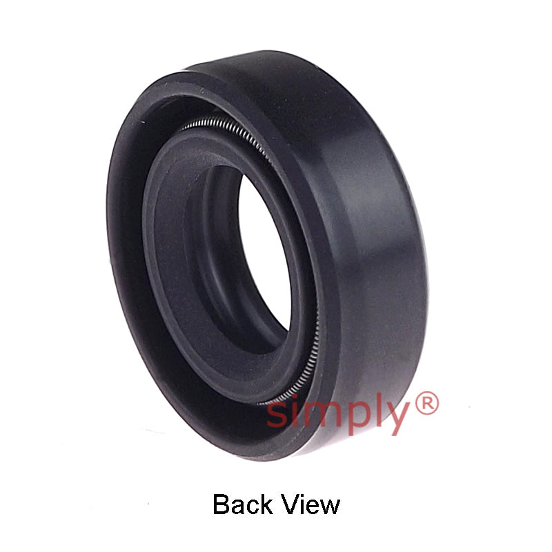 12x22x7mm Nitrile Rubber Double Lip Rotary Shaft Oil Seal with Garter Spring TC / R23