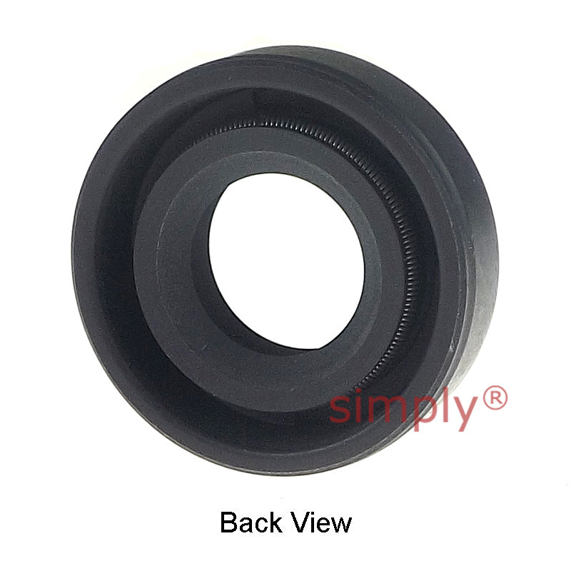 12x24x7mm Nitrile Rubber Double Lip Rotary Shaft Oil Seal with Garter Spring TC / R23