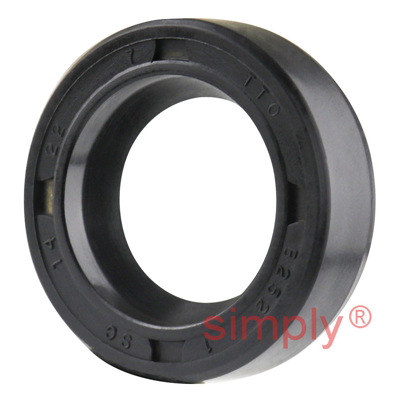 14x22x7mm Nitrile Rubber Single Lip Rotary Shaft Oil Seal with Garter Spring SC / R21